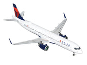 Airbus A321neo Commercial Aircraft "Delta Air Lines" (N502DX) White with Blue and Red Tail "Gemini 200" 1/200 Diecast Model Airplane by GeminiJets image 2