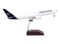 Boeing 777F Commercial Aircraft "Lufthansa Cargo" White with Blue Tail "Gemini 200" Series 1/200 Diecast Model Airplane by GeminiJets image 2