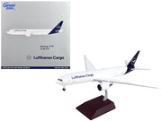 Boeing 777F Commercial Aircraft "Lufthansa Cargo" White with Blue Tail "Gemini 200" Series 1/200 Diecast Model Airplane by GeminiJets image 3