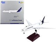 Boeing 777F Commercial Aircraft "Lufthansa Cargo" White with Blue Tail "Gemini 200 - Interactive" Series 1/200 Diecast Model Airplane by GeminiJets image 4