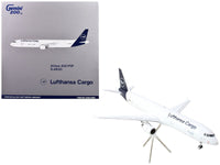 Airbus A321P2F Commercial Aircraft "Lufthansa Cargo" (D-AEUC) White with Blue Tail "Gemini 200" Series 1/200 Diecast Model Airplane by GeminiJets image 3