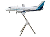 Saab 340A Commercial Aircraft "Eastern Express/Bar Harbor" (N407BH) White with Blue Stripes "Gemini 200" Series 1/200 Diecast Model Airplane by GeminiJets image 2
