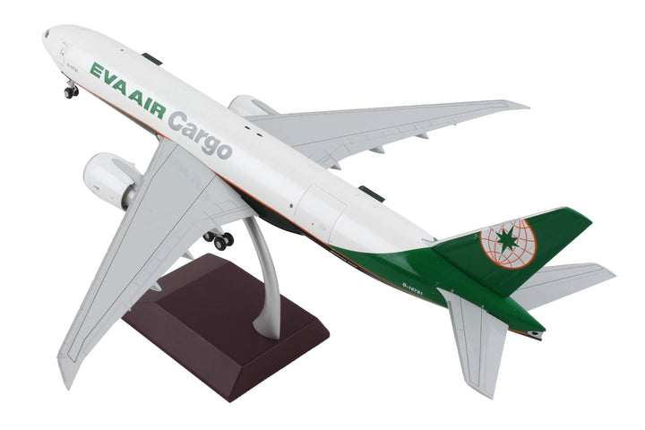 Boeing 777F Commercial Aircraft "Eva Air Cargo" White with Green Tail "Gemini 200 - Interactive" Series 1/200 Diecast Model Airplane by GeminiJets image 2