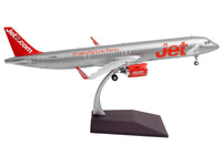 Airbus A321neo Commercial Aircraft "Jet2" (G-SUNO) Silver with Red Tail "Gemini 200" Series 1/200 Diecast Model Airplane by GeminiJets image 3