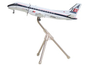 Saab 340A Commercial Aircraft "Delta Connection - Business Express Airlines" (N749BA) White with Dark Blue and Red Stripes "Gemini 200" Series 1/200 Diecast Model by GeminiJets image 2