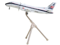 Saab 340A Commercial Aircraft "Delta Connection - Business Express Airlines" (N749BA) White with Dark Blue and Red Stripes "Gemini 200" Series 1/200 Diecast Model by GeminiJets image 2