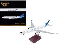 Airbus A330-900 Commercial Aircraft "Garuda Indonesia" White with Blue Tail "Gemini 200" Series 1/200 Diecast Model Airplane by GeminiJets image 2