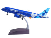 Airbus A320 Commercial Aircraft "JetBlue Airways - Forever Blue" (N547JB) Blue with Graphics "Gemini 200" Series 1/200 Diecast Model Airplane by GeminiJets image 2