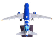 Airbus A320 Commercial Aircraft "JetBlue Airways - Forever Blue" (N547JB) Blue with Graphics "Gemini 200" Series 1/200 Diecast Model Airplane by GeminiJets image 4