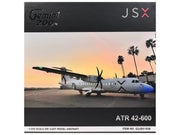 ATR 42-600 Commercial Aircraft "JSX" (N400JX) White with Red Stripes "Gemini 200" Series 1/200 Diecast Model Airplane by GeminiJets image 3
