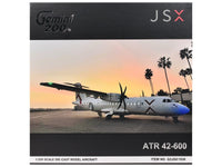 ATR 42-600 Commercial Aircraft "JSX" (N400JX) White with Red Stripes "Gemini 200" Series 1/200 Diecast Model Airplane by GeminiJets image 3