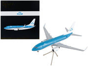 Boeing 737-700 Commercial Aircraft "KLM Royal Dutch Airlines" Blue with White Tail "Gemini 200" Series 1/200 Diecast Model Airplane by GeminiJets image 2