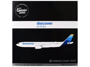 Airbus A330-300 Commercial Aircraft "Discover Airlines" (D-AIKK) White with Blue Tail "Gemini 200" Series 1/200 Diecast Model Airplane by GeminiJets image 3