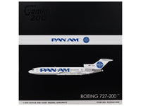 Boeing 727-200 Commercial Aircraft "Pan American World Airways - Clipper Goodwill" (N368PA) White with Blue Tail Graphics "Gemini 200" Series 1/200 Diecast Model Airplane by GeminiJets image 3