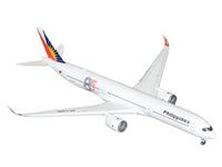 Airbus A350-1000 Commercial Aircraft with Flaps Down "Philippine Airlines" (RP-C3510) White with Tail Graphics "Gemini 200" 1/200 Diecast Model Airplane by GeminiJets image 2