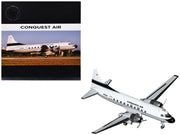 Convair C-131 Commercial Aircraft "Conquest Air Cargo" (N342GS) White with Black Tail Stripes "Gemini 200" Series 1/200 Diecast Model Airplane by GeminiJets image 2
