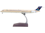 McDonnell Douglas MD-90 Commercial Aircraft "Saudia Airlines" (HZ-API) Beige with Blue Tail "Gemini 200" Series 1/200 Diecast Model by GeminiJets image 2