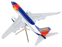 Boeing 737-700 Commercial Aircraft with Flaps Down Configuration "Southwest Airlines - Colorado One" (N230WN) White and Blue "Gemini 200" Series 1/200 Diecast Model Airplane by GeminiJets image 4