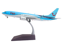 Boeing 737 MAX 8 Commercial Aircraft "TUI Airways" (G-TUMY) Blue and White "Gemini 200" Series 1/200 Diecast Model Airplane by GeminiJets image 2