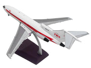 Boeing 727-100 Commercial Aircraft "Trans World Airlines (TWA)" (N851TW) White with Red Stripes "Gemini 200" Series 1/200 Diecast Model Airplane by GeminiJets image 3