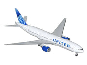Boeing 777-200ER Commercial Aircraft "United Airlines" (N798UA) White with Blue Tail "Gemini 200" Series 1/200 Diecast Model by GeminiJets image 2