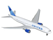 Boeing 777-200ER Commercial Aircraft with Flaps Down "United Airlines" (N798UA) White with Blue Tail "Gemini 200" Series 1/200 Diecast Model by GeminiJets image 2