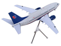 Boeing 737-500 Commercial Aircraft "United Airlines - Classic 737 Series" (N936UA) Gray with Blue Tail "Gemini 200" Series 1/200 Diecast Model Airplane by GeminiJets image 3