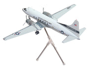 Convair C-131 Samaritan Transport Aircraft "United States Navy - NAS Guantanamo Bay" (141017) White and Gray "Gemini 200" Series 1/200 Diecast Model Airplane by GeminiJets image 3