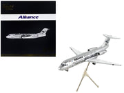 Fokker F70 Commercial Aircraft "Alliance Airlines - 100 Years First Flight from England" Silver Metallic "Gemini 200" Series 1/200 Diecast Model Airplane by GeminiJets image 2