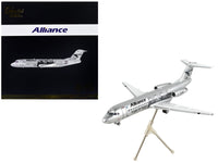 Fokker F70 Commercial Aircraft "Alliance Airlines - 100 Years First Flight from England" Silver Metallic "Gemini 200" Series 1/200 Diecast Model Airplane by GeminiJets image 2