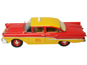 1958 Ford Custom 300 Taxi Cab "Kind Taxi Co." Red and Yellow with Yellow Interior Limited Edition to 200 pieces Worldwide 1/43 Model Car by Goldvarg Collection image 5