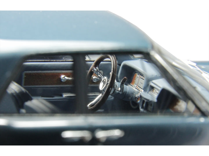 1962 Lincoln Continental Oxford Gray Metallic with Blue Interior Limited Edition to 200 pieces Worldwide 1/43 Model Car by Goldvarg Collection image 2