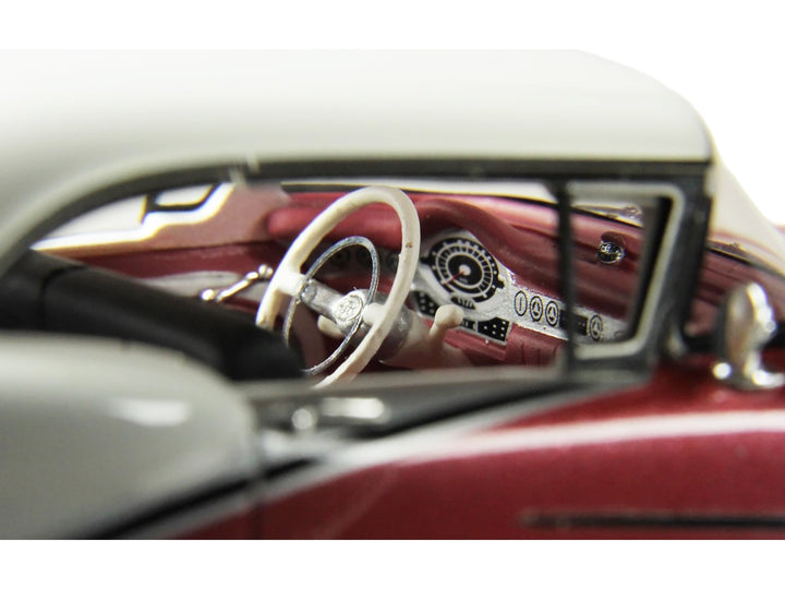 1957 Oldsmobile Starfire Royal Glow Red and Alcan White Limited Edition to 200 pieces Worldwide 1/43 Model Car by Goldvarg Collection image 2