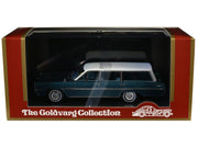 1964 Pontiac Safari Gulfstream Aqua Metallic with White Top and Blue Interior Limited Edition to 200 pieces Worldwide 1/43 Model Car by Goldvarg Collection image 3
