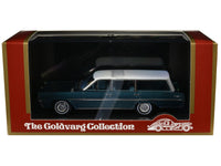 1964 Pontiac Safari Gulfstream Aqua Metallic with White Top and Blue Interior Limited Edition to 200 pieces Worldwide 1/43 Model Car by Goldvarg Collection image 3