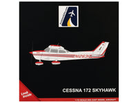 Cessna 172 Skyhawk Aircraft "N12631" Red and White "Gemini General Aviation" Series 1/72 Diecast Model by GeminiJets image 3