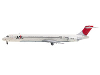 McDonnell Douglas MD-90 Commercial Aircraft "Japan Airines" (JA002D) White with Red Tail 1/400 Diecast Model Airplane by GeminiJets image 2
