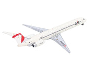 McDonnell Douglas MD-90 Commercial Aircraft "Japan Airines" (JA002D) White with Red Tail 1/400 Diecast Model Airplane by GeminiJets image 4