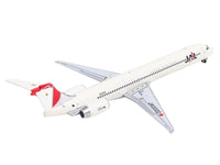 McDonnell Douglas MD-90 Commercial Aircraft "Japan Airines" (JA002D) White with Red Tail 1/400 Diecast Model Airplane by GeminiJets image 4