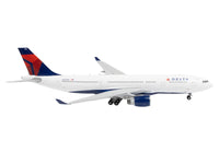 Airbus A330-200 Commercial Aircraft "Delta Air Lines" (N852NW) White with Red and Blue Tail 1/400 Diecast Model Airplane by GeminiJets image 3
