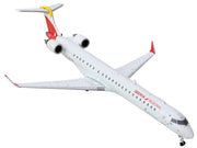 Bombardier CRJ1000 Commercial Aircraft "Iberia Regional" (EC-MVZ) White with Red Tail 1/400 Diecast Model Airplane by GeminiJets image 2