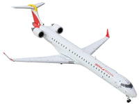 Bombardier CRJ1000 Commercial Aircraft "Iberia Regional" (EC-MVZ) White with Red Tail 1/400 Diecast Model Airplane by GeminiJets image 2