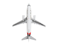 Boeing 737-300 Commercial Aircraft "Emirates Airlines" (AP-BCD) White with Striped Tail 1/400 Diecast Model by GeminiJets image 4