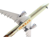 Boeing 777-9 Commercial Aircraft "Etihad Airways" (A6-FAA) Beige with Tail Graphics 1/400 Diecast Model Airplane by GeminiJets image 5