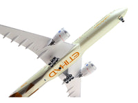 Boeing 777-9 Commercial Aircraft "Etihad Airways" (A6-FAA) Beige with Tail Graphics 1/400 Diecast Model Airplane by GeminiJets image 5