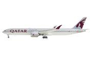 Boeing 777-9 Commercial Aircraft "Qatar Airways" (A7-BKA) Gray with Dark Red Tail Graphics 1/400 Diecast Model GeminiJets image 2