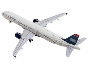 Airbus A321 Commercial Aircraft "American Airlines - US Airways Heritage Jet" (N578UW) White with Blue Tail 1/400 Diecast Model Airplane by GeminiJets image 4