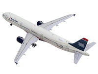 Airbus A321 Commercial Aircraft "American Airlines - US Airways Heritage Jet" (N578UW) White with Blue Tail 1/400 Diecast Model Airplane by GeminiJets image 4
