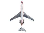 Boeing 727-100 Commercial Aircraft "United Airlines - Saul Bass Livery" (N7001U) White with Stripes 1/400 Diecast Model by GeminiJets image 5
