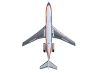 Boeing 727-100 Commercial Aircraft "United Airlines - Saul Bass Livery" (N7001U) White with Stripes 1/400 Diecast Model by GeminiJets image 5